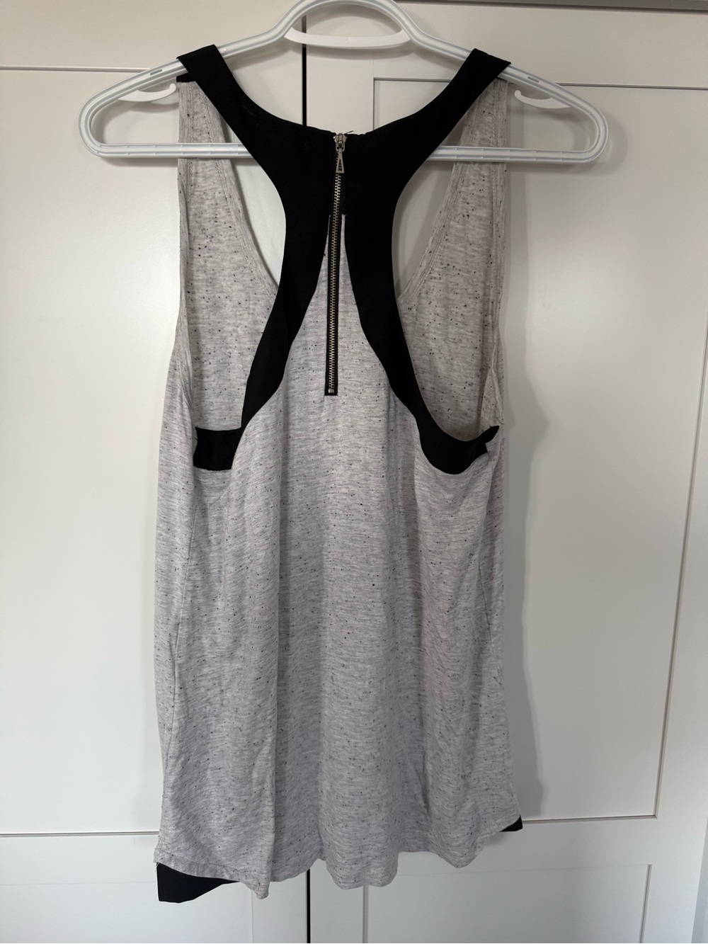 Dex heathered racer back flowy tank top